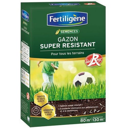 Semence gazon super résistant Label Rouge - Fertiligene