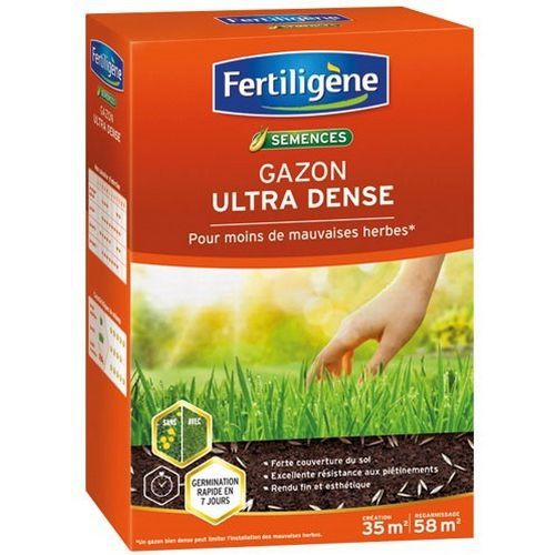 Semence gazon ultra dense - 35m - 875g - Fertiligene