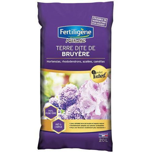 Terre dite bruyère - 20l - Fertiligene