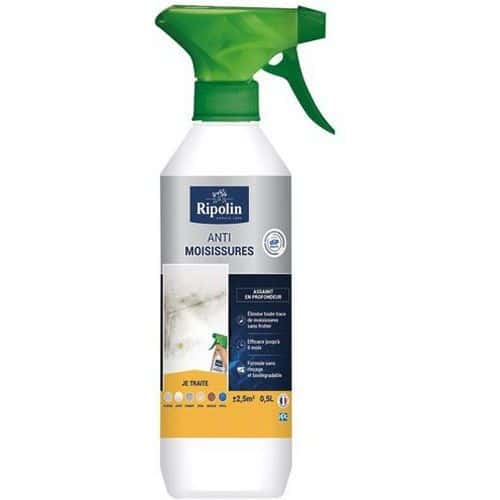 Traîtement anti moisissure incolore - 0.5l - Ripolin