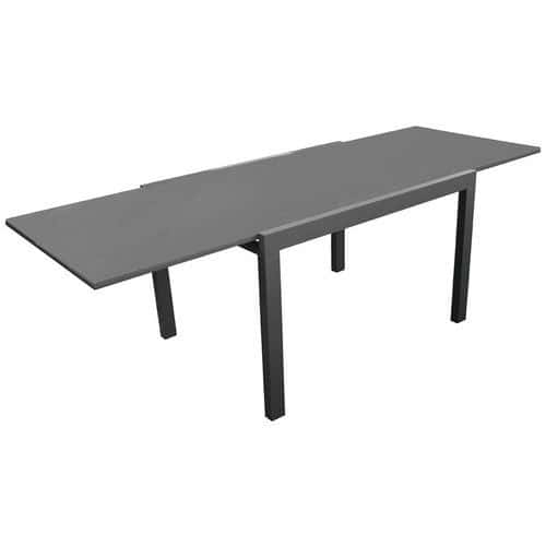 Table Elise verre/ grey Proloisirs