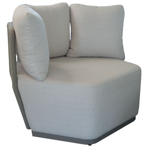 Fauteuil Longe Iris Alu/sangle Olefin+coussin Proloisirs