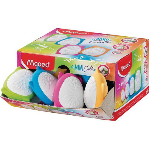 Gomme déstressant squeeze mini cute couleurs assorties - Maped