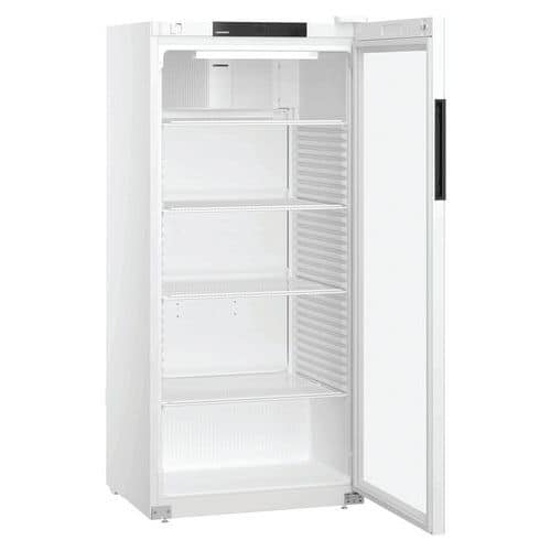 Armoire positive époxy blanc porte vitrée 569 Litres - Liebherr