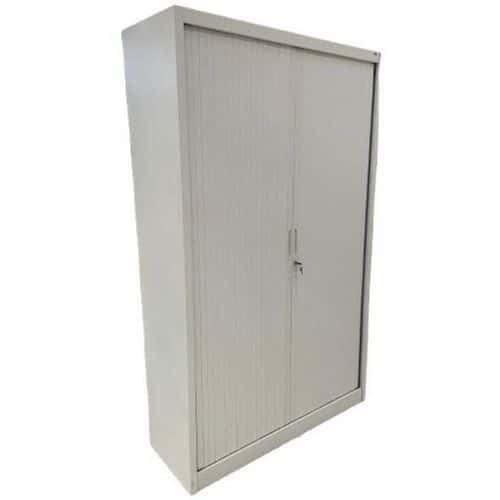 Armoire blanche reconditionnée - Métal - 44x120x198 cm