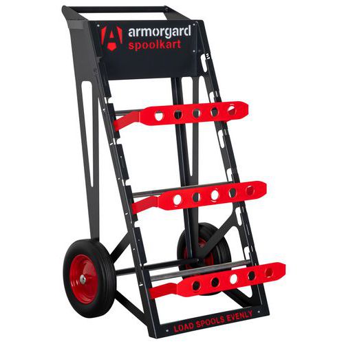 Chariot pour électricien dérouleuse mobile SpoolKart - Armorgard