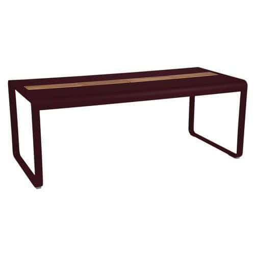 Table Bellevie 196 x 90 cm avec rangement Fermob