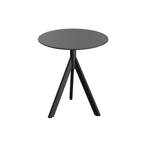 Infinity Tripod table de bistrot - piètement+ plateau HPL - Veba