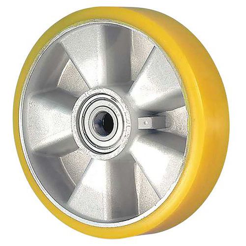 Roue en polyurethane corps aluminium - 800 kg - Guitel