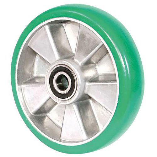 Roue en polyurethane corps aluminium - 700 kg - Guitel