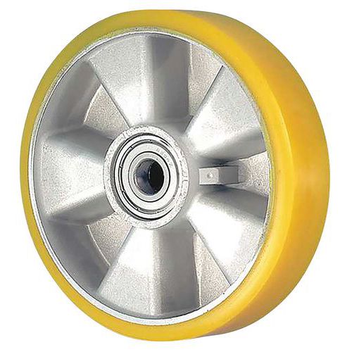 Roue en polyurethane corps aluminium - 1000 kg - Guitel