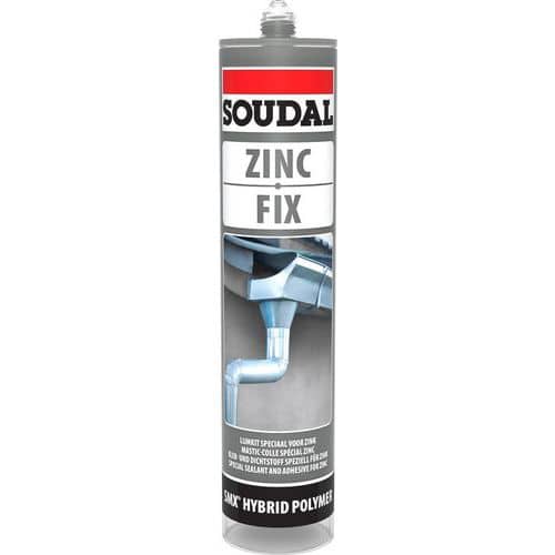 Mastic-colle spécial Zinc Fix - Soudal