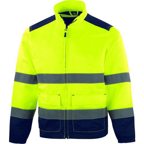 Veste haute visibilité Classe 2 - Jaune Bleu Marine - Delta Plus