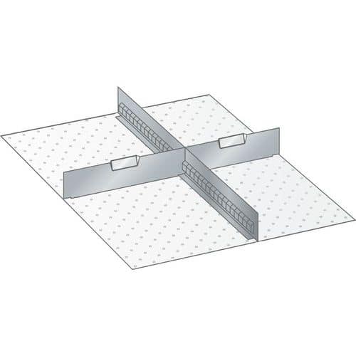 Kit matériel subdivision 27x36E (LxPxH) 459x612x100mm-Lista