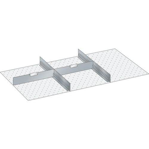 Kit matériel subdivision 54x27E (LxPxH) 918x459x250mm-Lista