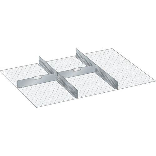 Kit matériel subdivision 54x36E (LxPxH) 918x612x250mm-Lista