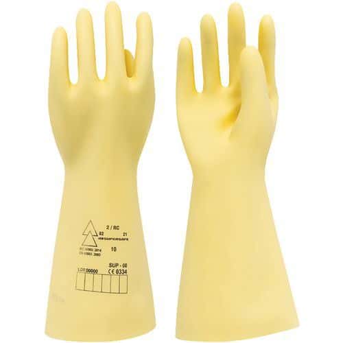 Gants électricien latex classe 2 - Catu