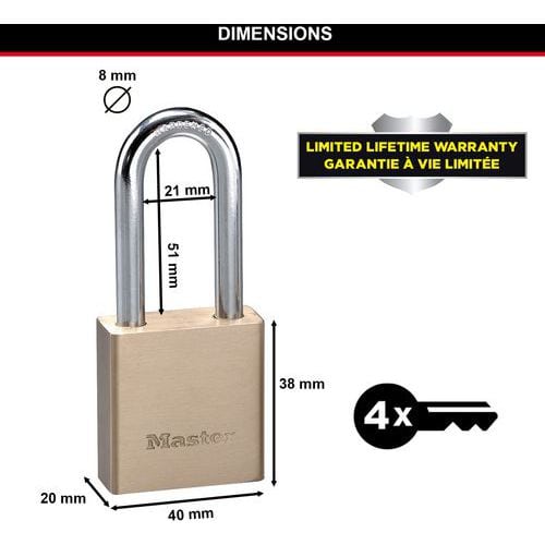 Cadenas à clés en laiton nº576 - Master Lock