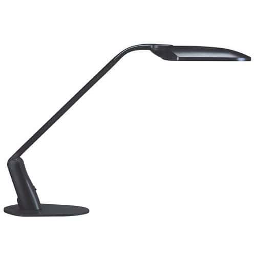 Lampe Duo Led noire sur socle prise europe - Unilux