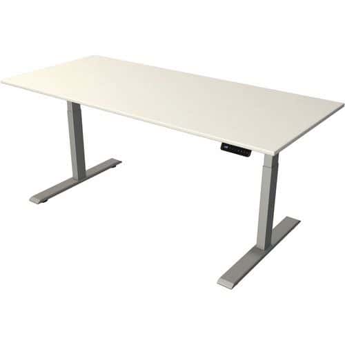 Bureau reglable Move 2 Silver electrique L 1800 x P 800 x H 630-1270mm