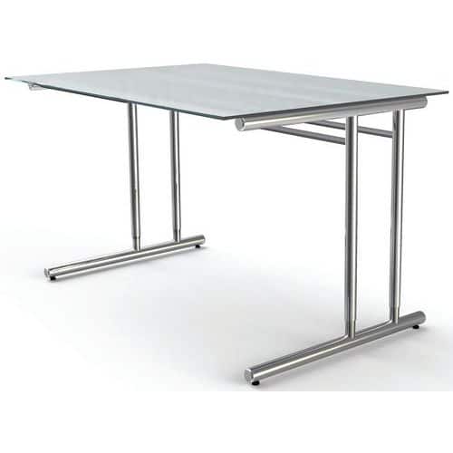 Bureau reglable - Artline cadre cantilever L1200 x P800 x H680-820 mm