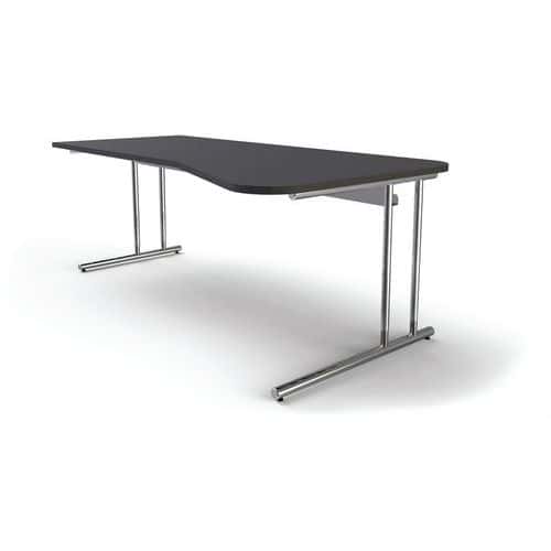 Bureau vague Artline, cadre cantilever L 1950 x P 800/1000x H680-820mm