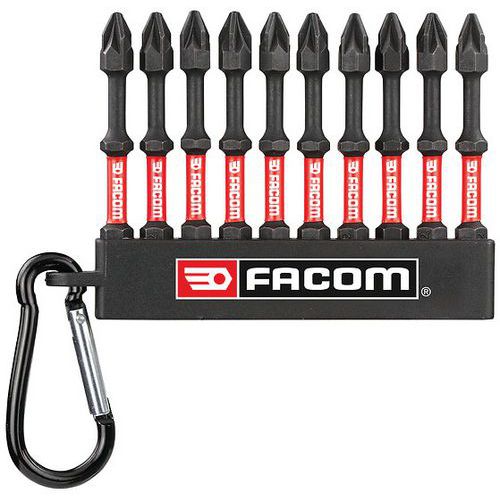 Lot de 10 embouts impact - Facom