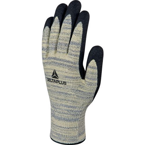 Gants tricot heatnocut paume enduite finition granuleuse  jauge 13