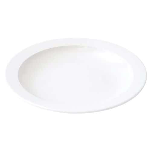 Lot de 10 assiettes creuses Ø 20,5 cm mélamine Plastorex