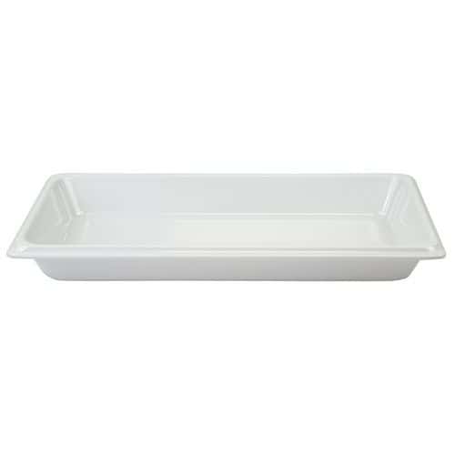 Lot de 5 plats gastronorme mélamine GN 1/3 17.6 x 32.5 x 4 cm Plastorex