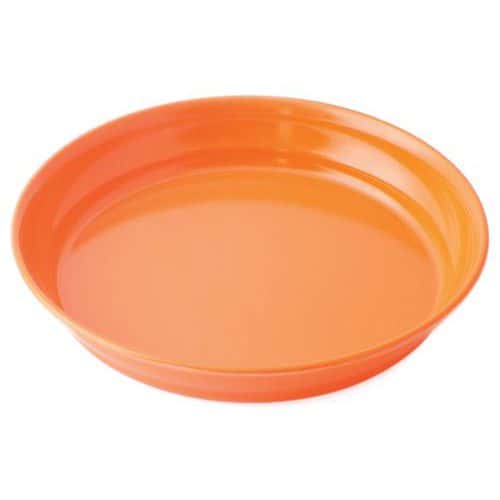 Lot de 10 assiettes creuses mélamine Ø 18,5 cm Plastorex