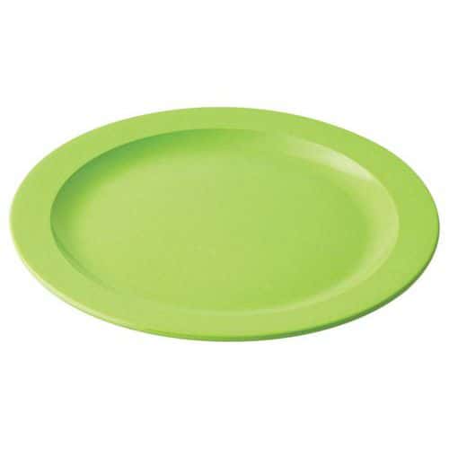 Lot de 10 assiettes plates Ø 22,5 cm mélamine Plastorex