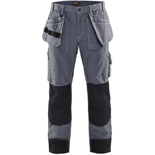 Pantalon artisan heavy worker gris clair/noir - Blåkläder