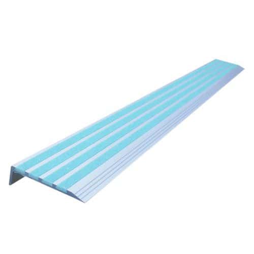 Nez de marche antidérapant aluminium - Lot de 10 - Viso