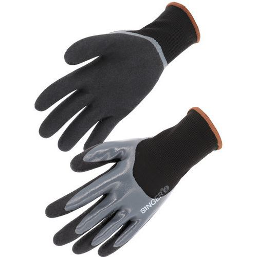 Gant de manutention double enduction nitrile GRIP134 - Singer Safety