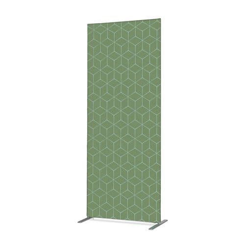 Cloison Deco En Tissu Hexagone Vert - Showdown Displays