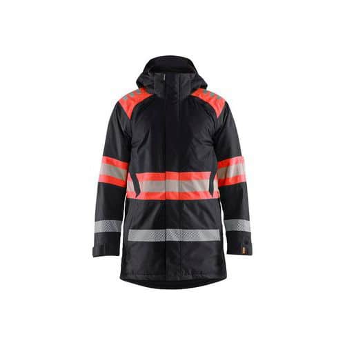 Parka haute-visibilité 4485 Noir / Rouge - Blaklader