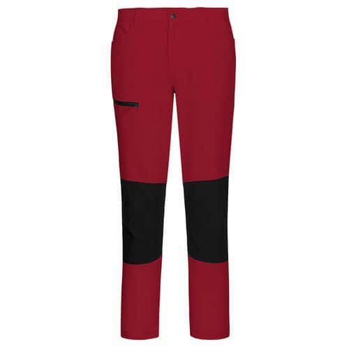 Pantalon de travail stretch WX2 Rouge foncé - Portwest
