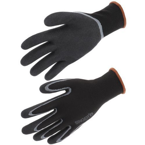 Gants de manutention double enduction nitrile GRIP100 - Singer Safety