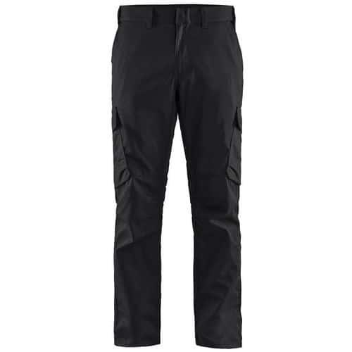 Pantalon industrie stretch 2D noir/rouge - Blåkläder