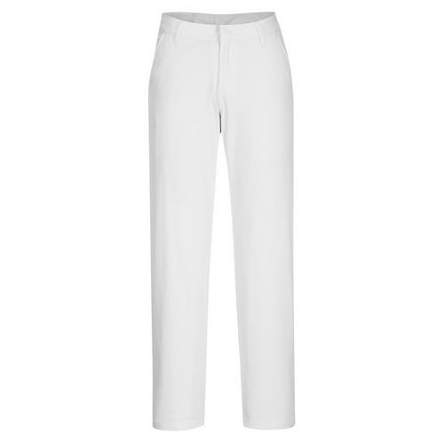 Pantalon Femme Chino Slim Stretch Blanc - Portwest