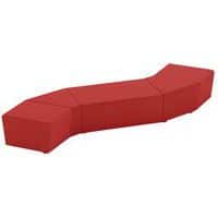 Pack 5 poufs Maldiv enduit PVC Sokoa