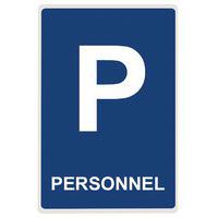 Panneau parking personnel en aluminium plat - Manutan.fr
