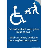 Autocollant - Cet autocollant vous gêne...