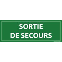 Panneau sortie de secours