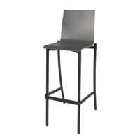 Tabouret Best 4 pieds hauteur 80 cm coque bois naturel ou teinté