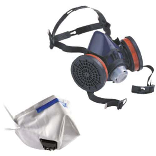 Masque respiratoire anti-poussière jetable série 8000, 3M® - Materiel pour  Laboratoire
