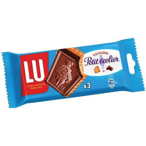 Gateaux Petit Ecolier Lu Chocolat Au Lait Pocket Par 3 Manutan Fr