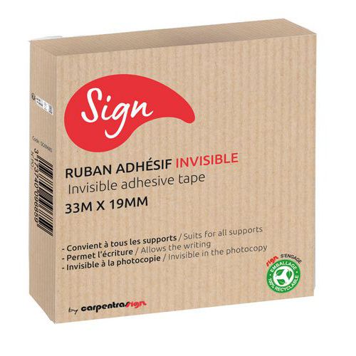 Ruban Adhesif Invisible X Sign Manutan Fr