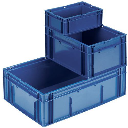 6 Boîtes de rangement empilables Croco - 52 x 36,5 x 17
